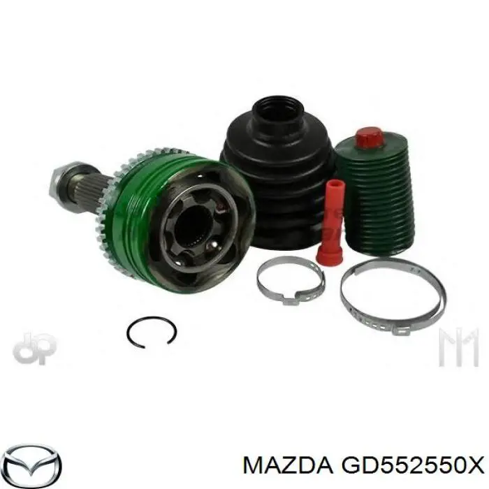 GD552550XB Mazda полуось (привод передняя правая)