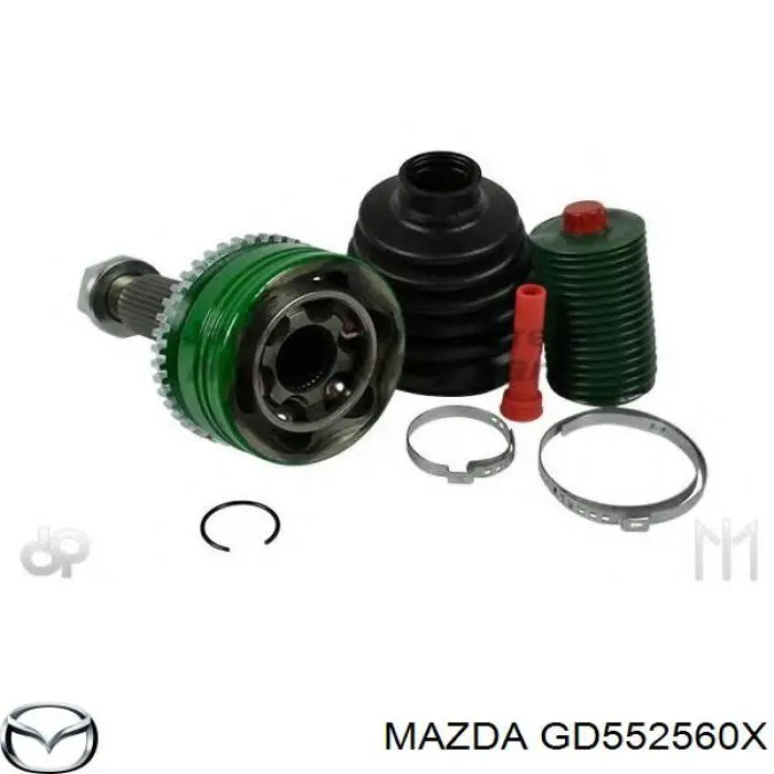Привод передний левый Mazda GD552560X цена, от 112.02 USD