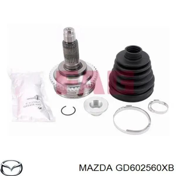 Привод передний левый Mazda GD602560XB цена, от 53.15 USD