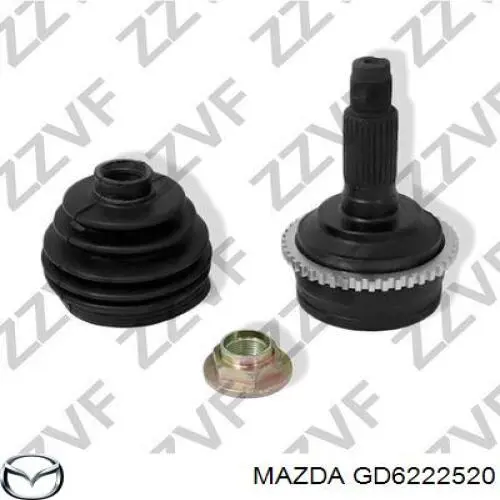 Купить GD6222520 Mazda Шарнир угловых скоростей передний правый