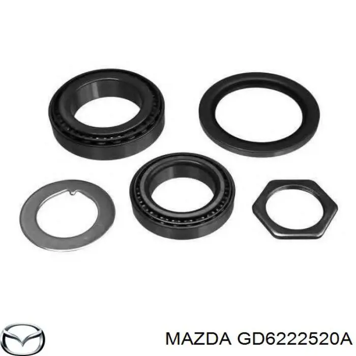 GD6222520A Mazda junta homocinética interna dianteira direita