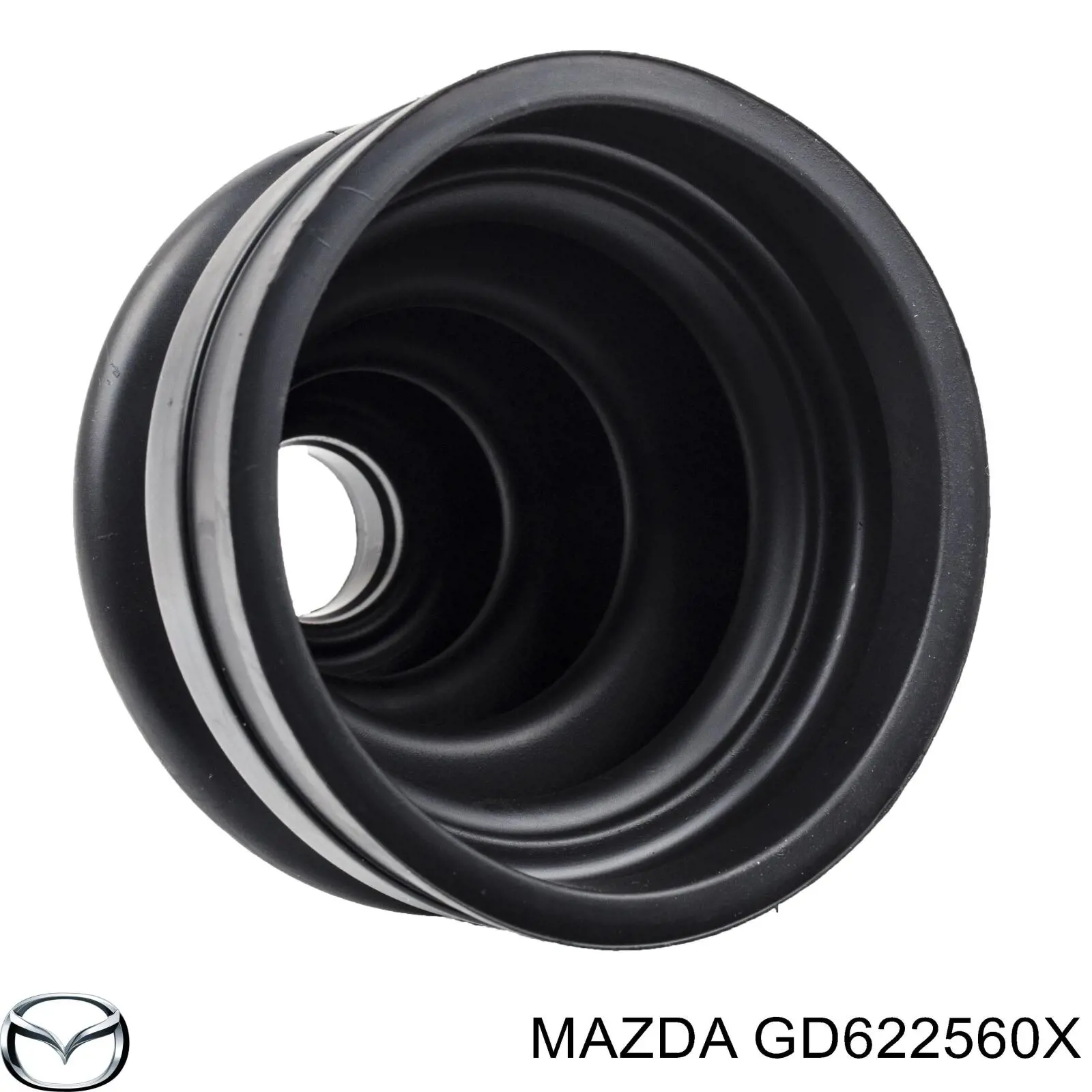 GD622560XD Mazda полуось (привод передняя левая)