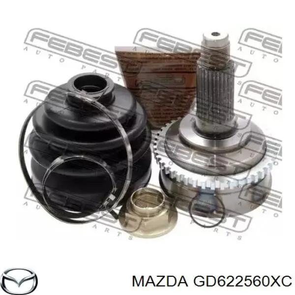 Левая полуось GD622560XC Mazda