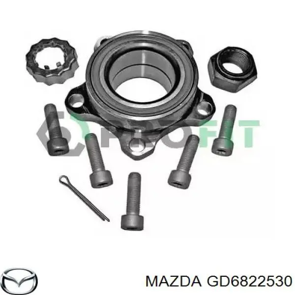 Купить GD6822530 Mazda Пыльник ШРУСа задней полуоси наружный