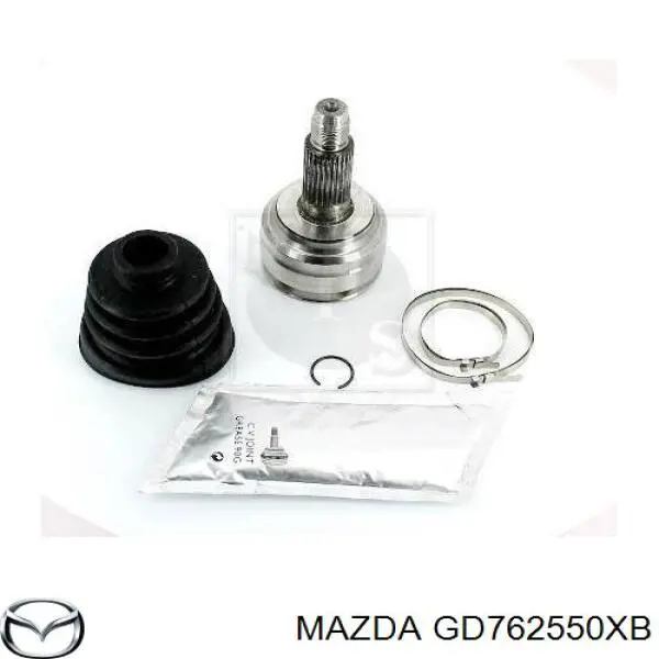 GD762550XB Mazda semieixo (acionador dianteiro direito)