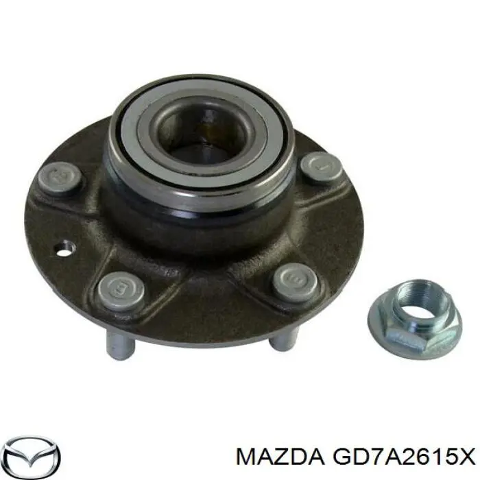 GD7A2615X Mazda Ступица задняя