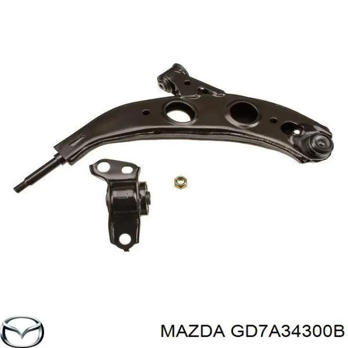 Купить GD7A34300B Mazda Нижний правый рычаг передней подвески