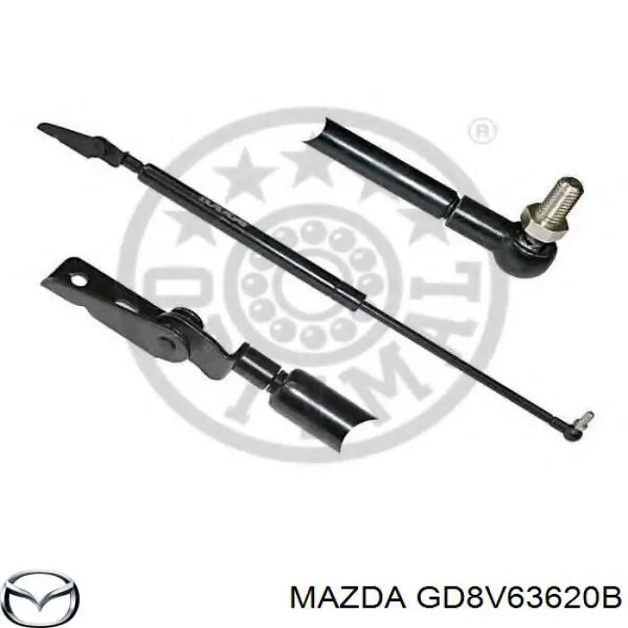 Амортизатор багажника GD8V63620B Mazda