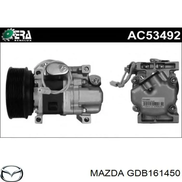 GDB161450 Mazda Компрессор хладагента