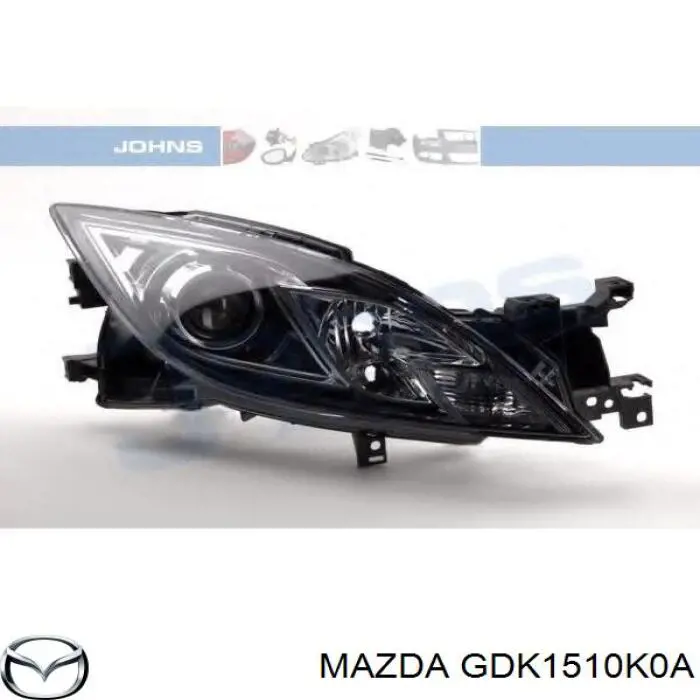 GDK1510K0A Mazda фара правая