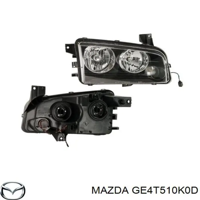 Правая фара GE4T510K0D Mazda