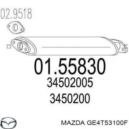 Панель передняя Mazda GE4T53100F цена, от 78.07 USD