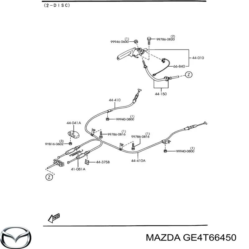 GE4T66450 Mazda 