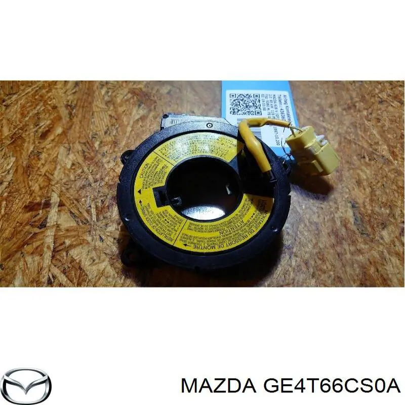 GE4T66CS0A Mazda кольцо airbag контактное, шлейф руля