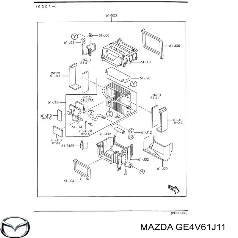  GE4V61J11 Mazda