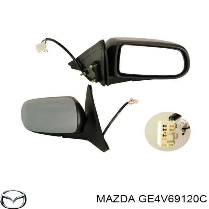 GE4V69120C Mazda Зеркало заднего вида правое