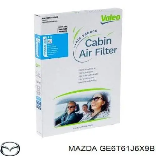 Купить GE6T61J6X9B Mazda Фильтр салона угольный