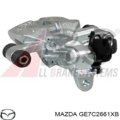 Суппорт тормозной задний правый Mazda GE7C2661XB