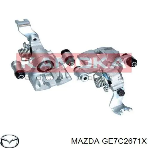 Купить GE7C2671X Mazda Суппорт задний левый