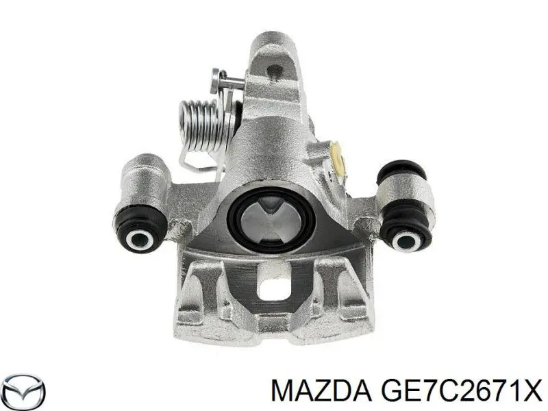 GE7C-26-71X Mazda суппорт тормозной задний левый