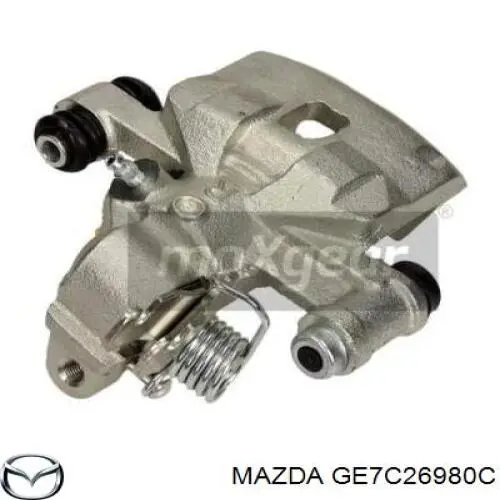 Pinza de freno trasero derecho GE7C26980C Mazda