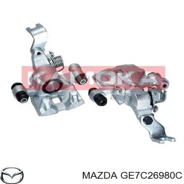 Суппорт тормозной задний правый Mazda GE7C26980C