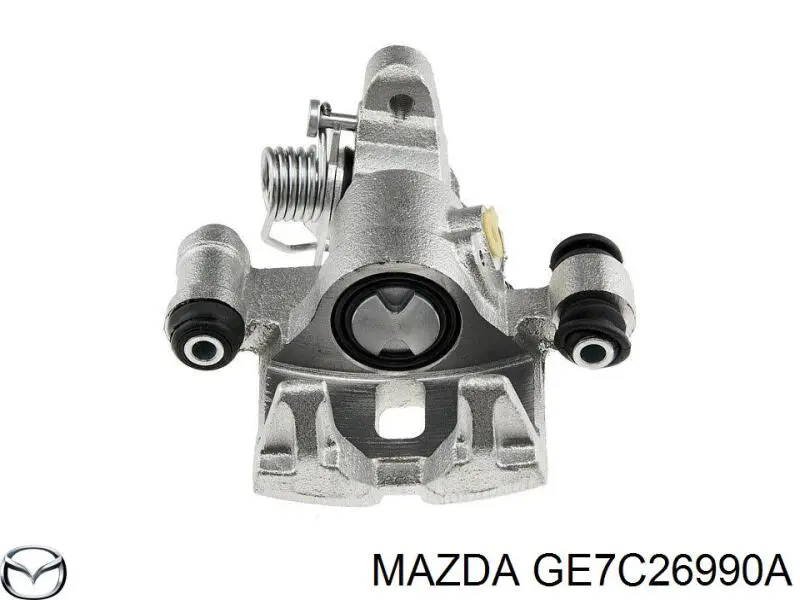 GE7C26990A Mazda суппорт тормозной задний левый