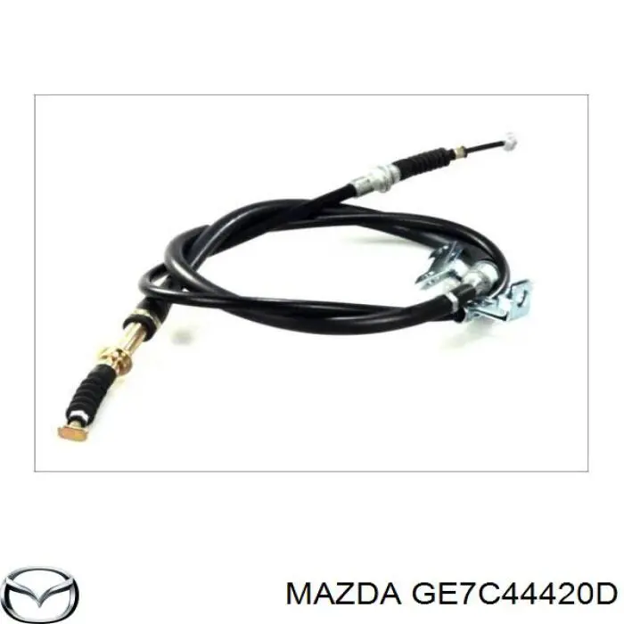 Купить GE7C44420D Mazda Трос стояночного тормоза задний левый
