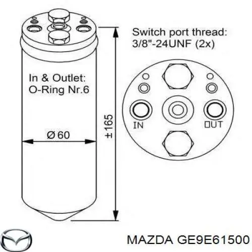 GE9E61500 Mazda 