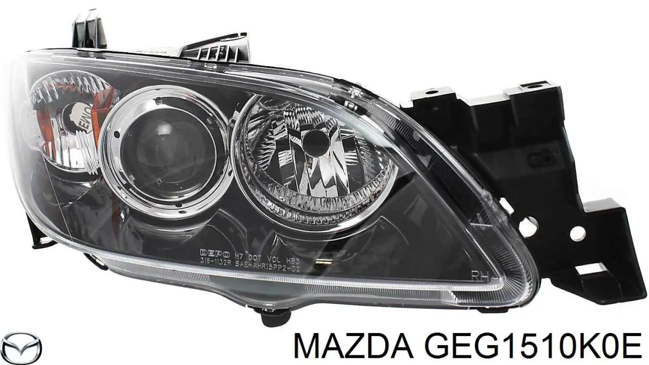 GEG1510K0E Mazda Фара передняя правая