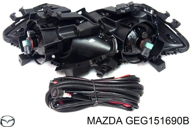 Фара противотуманная, левая Mazda GEG151690B цена, от 18.79 USD
