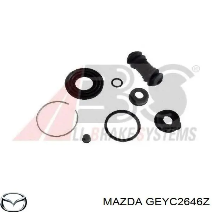 Juego de reparación, pinza de freno trasero GEYC2646Z Mazda