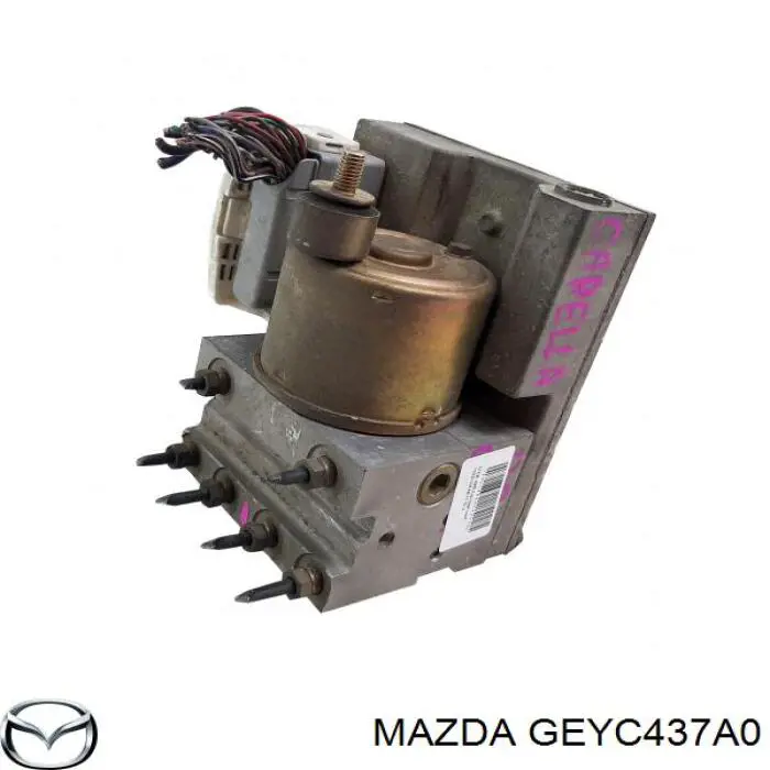 GE7C437A0 Mazda блок управления абс (abs гидравлический)