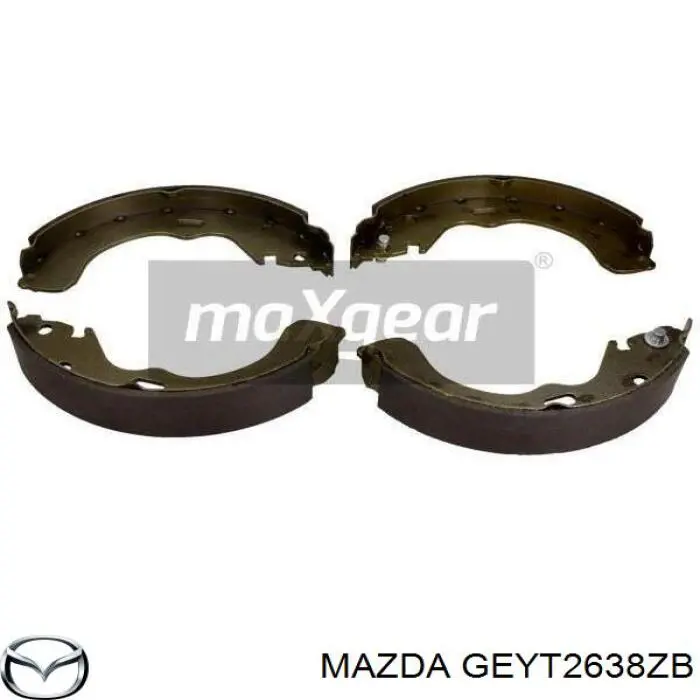 Задние барабанные колодки GEYT2638ZB Mazda