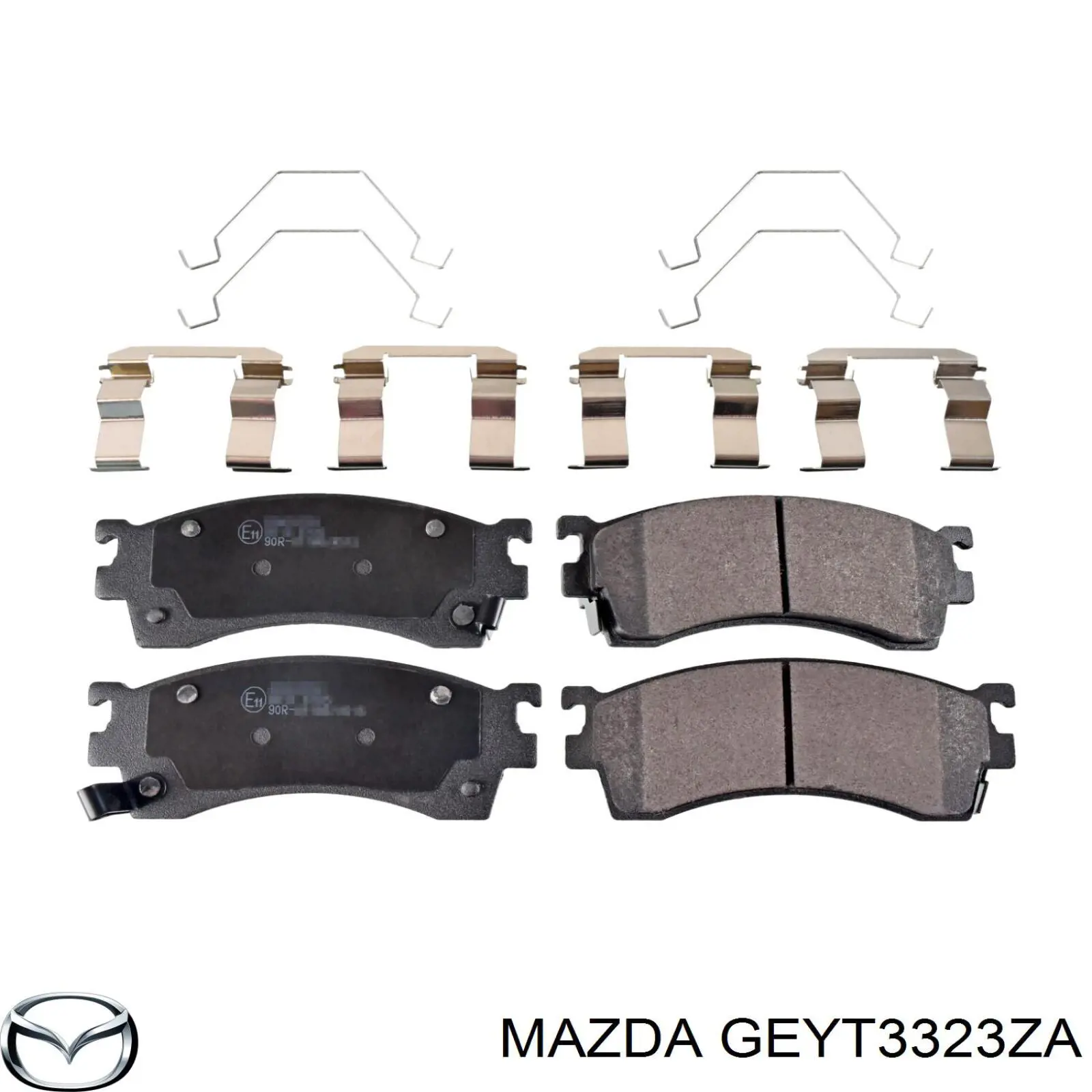 Передние тормозные колодки GEYT3323ZA Mazda