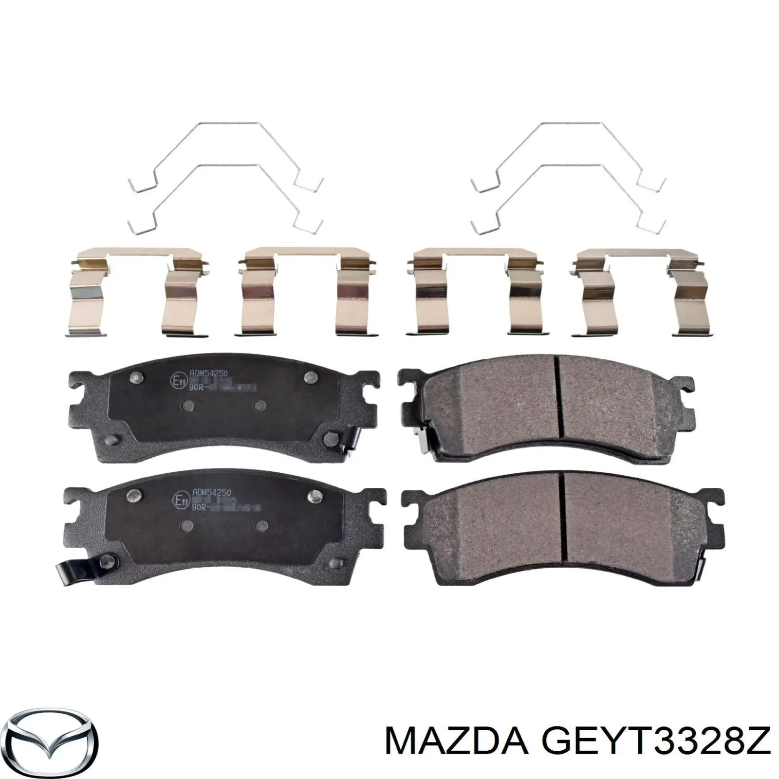 GEYT3328Z Mazda передние тормозные колодки