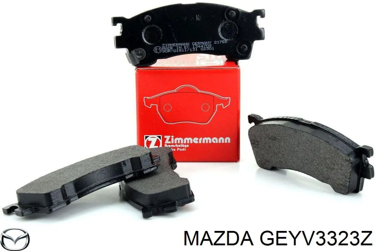 Передние тормозные колодки GEYV3323Z Mazda