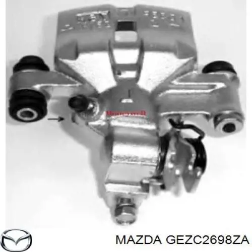 Pinza de freno trasero derecho GEZC2698ZA Mazda