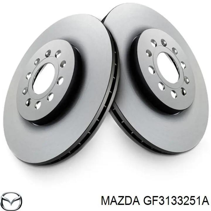 Тормоз дисковый передний Mazda GF3133251A цена, от 25.35 USD