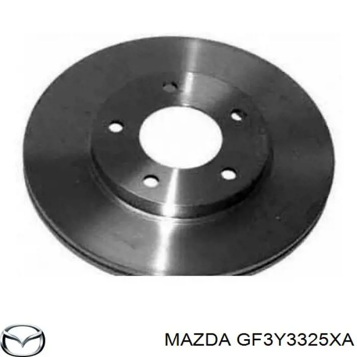 GF3Y3325XA Mazda disco do freio dianteiro
