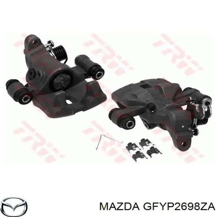 Купить GFYP2698ZA Mazda Суппорт задний правый