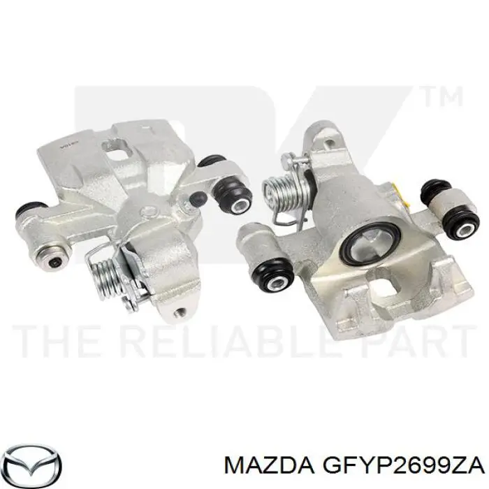 Купить GFYP2699ZA Mazda Суппорт задний левый