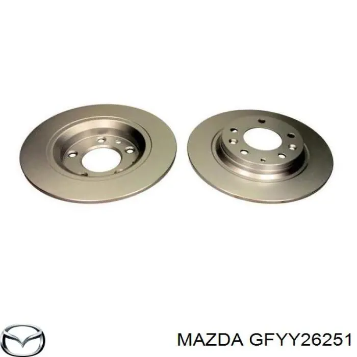 Тормозные диски GFYY26251 Mazda