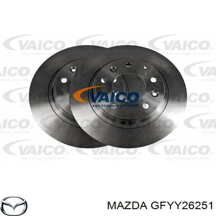 GFYY26251 Mazda Дисковый тормоз