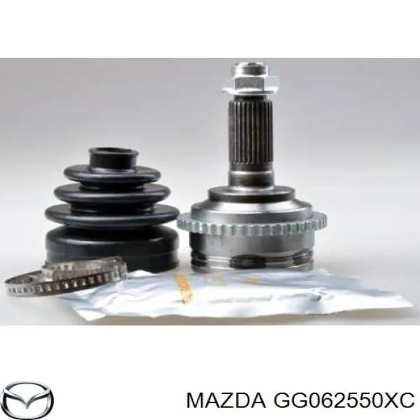 Полуось (привод) передняя левая GG062550XC Mazda