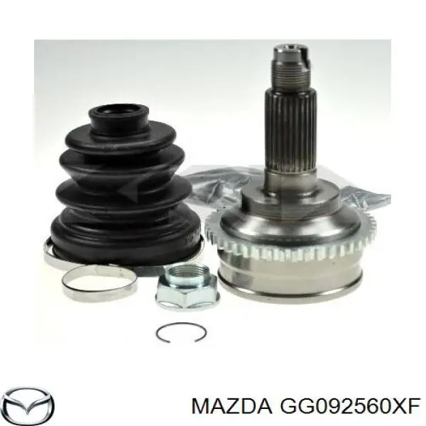 Левый привод Мазда 626 5 (Mazda 626)