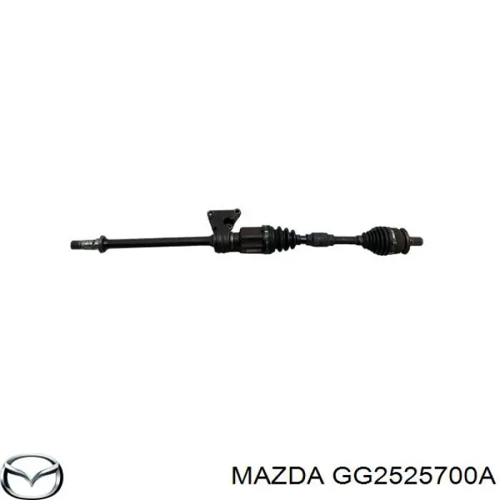 GG2525700C Mazda вал привода полуоси промежуточный