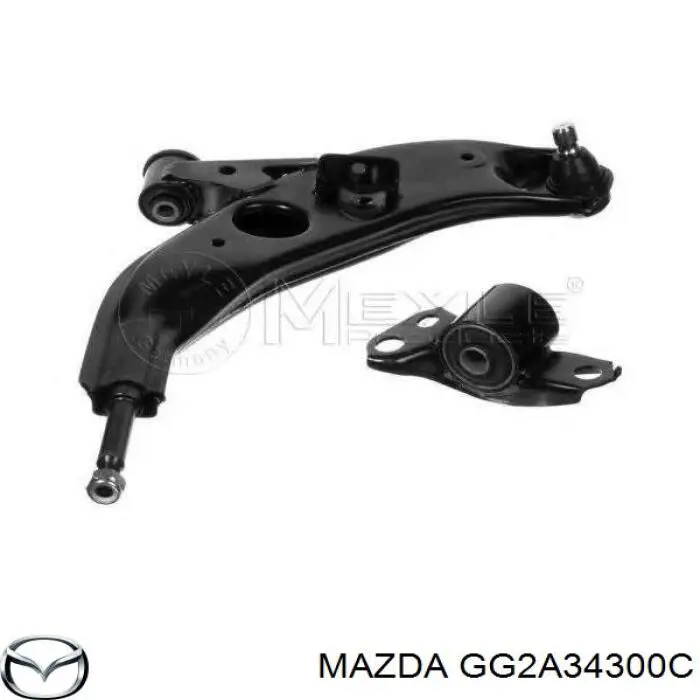 Правый рычаг передней нижней подвески Mazda GG2A34300C цена, от 56.56 USD