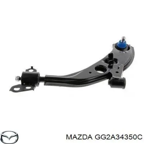 Левый рычаг передней нижней подвески Mazda GG2A34350C цена, от 52.46 USD