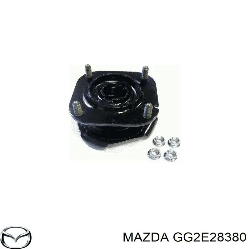 GG2E28380 Mazda Подушка амортизатора заднего, правого